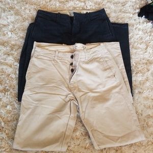 Bundle of 2 A&F khakis